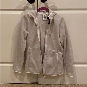 Salomon fleece jacket with hood never worn
